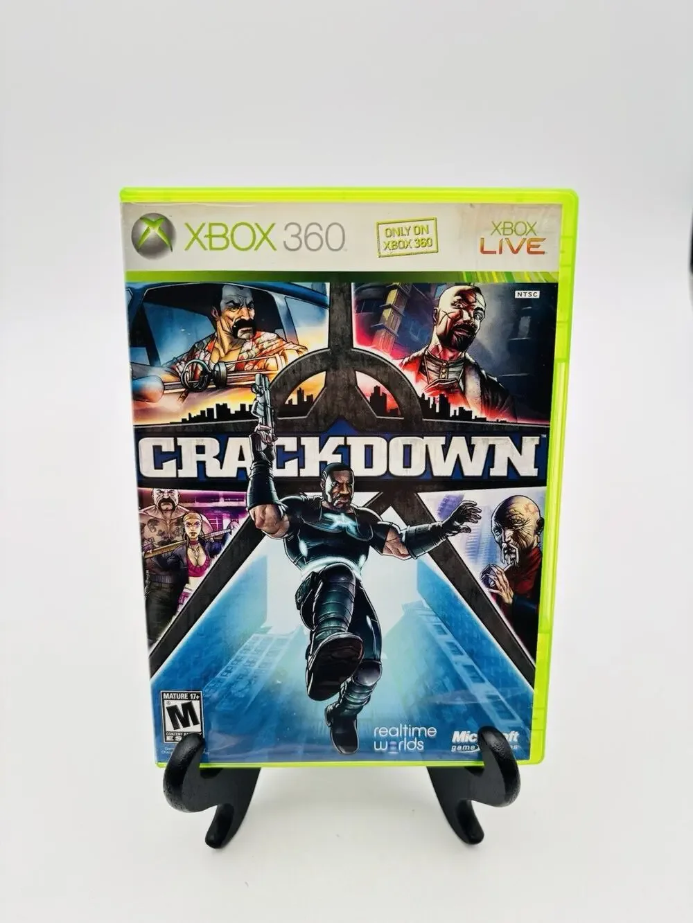 Crackdown (Microsoft Xbox 360, 2007) Disc And Case No Manual VG Condition